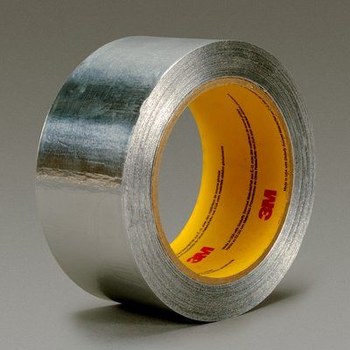3M 438 Silver Aluminum Tape - 12 in Width x 60 yd Length - 7.2 mil Total Thickness - 85707