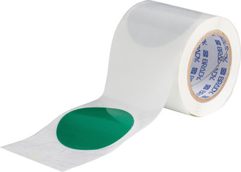 Picture of Brady Green Dot Laminated Indoor Polyester 104520 Dot Marking Label (Main product image)
