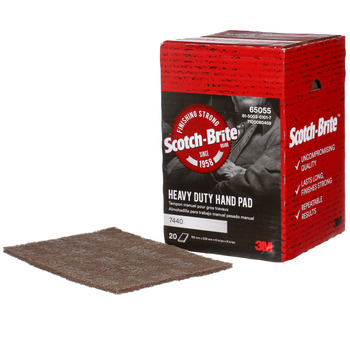 3M Scotch-Brite 7440 Heavy Duty Hand Pad 65055, Aluminum