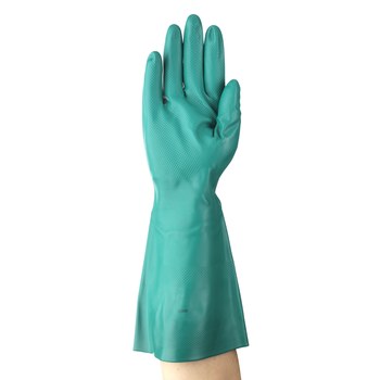 Ansell AlphaTec 58-335 Green 9 Unsupported Chemical-Resistant Glove - 15 in Length - 31 mil Thick - 284977