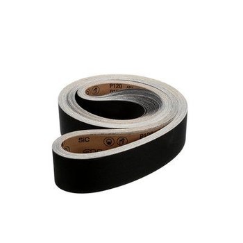 3M 461F Sanding Belt 05755 - 4 in x 138 in - Silicon Carbide - P120 - Fine