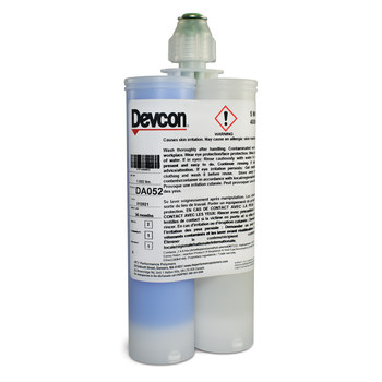 Devcon 5 Minute Amber Two-Part Epoxy Adhesive, Base & Accelerator (B/A), 25  ml Dev-Tube