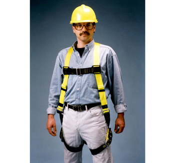Picture of Miller 650 Yellow Large Vest-Style Back Padding, Shoulder Padding Body Harness (Main product image)