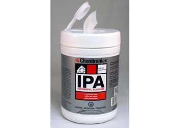 Chemtronics IPA Cleaning Wipe - 100 Wipes Tub - SIP91P