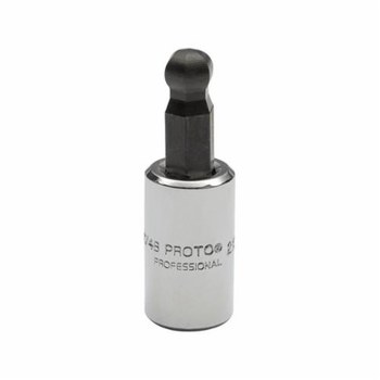 Proto J47707/64B Hex 7/64 in Ball End Impact Socket, 1/4 in Drive