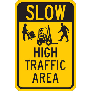 Picture of Brady B-302 Polyester Rectangle English Stop Signs, Traffic Control Signs & Banners Sign part number 124424 (Main product image)