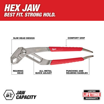 Milwaukee 48-22-6212 Pliers - Alloy Steel - 34225