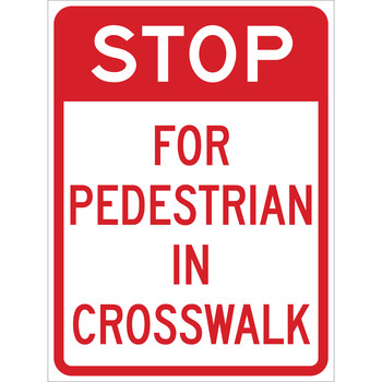 Picture of Brady B-959 Aluminum Rectangle White English Stop Signs, Traffic Control Signs & Banners Sign part number 115586 (Main product image)