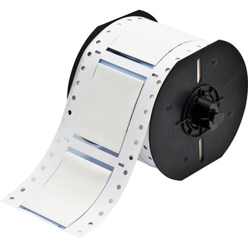 Picture of Brady White Polyolefin Thermal Transfer B33-1500-2-342 Die-Cut Thermal Transfer Printer Sleeve (Main product image)