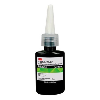 3M Scotch-Weld RT20G Retaining Compound Green Liquid 10 ml Bottle - 62664
