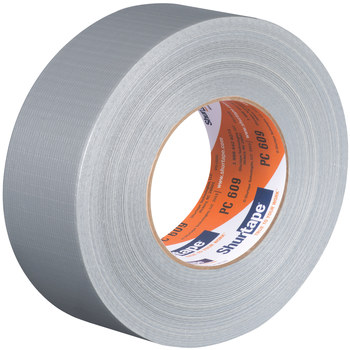 Shurtape PC 609 Silver Duct Tape - 48 mm Width x 55 m Length - 10 mil Thick - SHURTAPE 149263