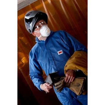 3M Disposable General Purpose & Work Coveralls 49801 - Size Large - Blue