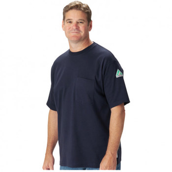 PIP Flame-Resistant Shirt 385-TSCT-MC-(NV) 385-TSCT-MC-(NV)-2XL - Size 2XL - 24354
