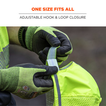 Ergodyne Glowear 8930 High-Visibility Lime Polyester Sun Hat - 720476-23239