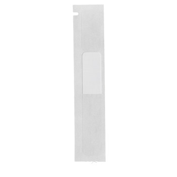 Picture of Brady Black on White, Clear Vinyl Thermal Transfer M4-207-RO-427 Self-Laminating Wrap Around Labels (Main product image)