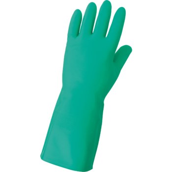 Global Glove 515F Green 11 Nitrile Work Gloves - 515F/11