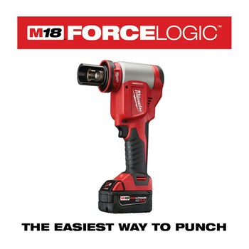 Milwaukee M18 FORCE LOGIC Knockout Tool Kit 2676-23