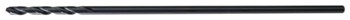 Cle-Force 1631 #30 NAS 907 Type B Aircraft Extension Drill - Split 135° Point - 1.625 in Spiral Flute - Right Hand Cut - 12 in Overall Length - High-Speed Steel - 0.1285 in Shank - C68994