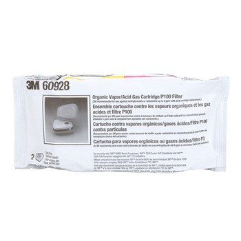 3M Reusable Respirator Combination Cartridge/Filter 7000 46470
