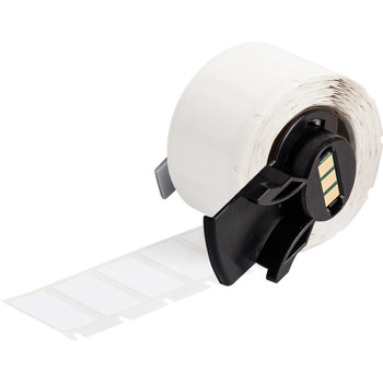 Picture of Brady White Self-Laminating Polyester Thermal Transfer PTL-17-483 Die-Cut Thermal Transfer Printer Label Roll (Main product image)