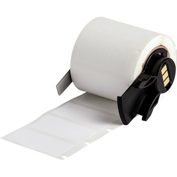 Picture of Brady White Polyester Thermal Transfer PTL-30-459 Die-Cut Thermal Transfer Printer Label Roll (Main product image)