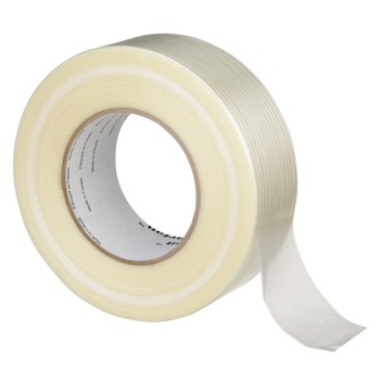 3M Tartan 8934 Clear Filament Strapping Tape - 48 mm Width x 100 m Length - 4 mil Thick - 32143