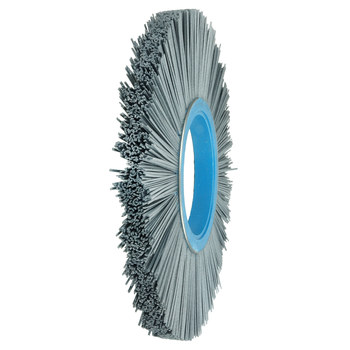Weiler Nylox 84640 Wheel Brush - 14 in Dia - Straight Nylon Bristle