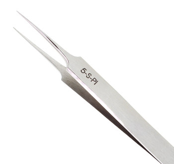 Picture of Excelta Two Star 4 1/4 in Utility Tweezers 5-S-PI (Main product image)