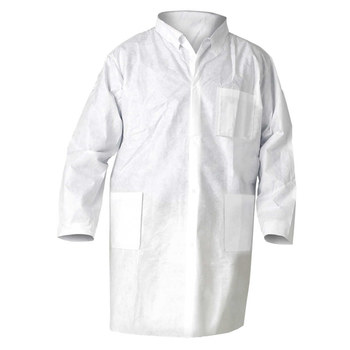 Kimberly-Clark Basic Plus Cleanroom Lab Coat 10022, Size Large ...