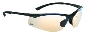 Picture of Bolle Safety Contour 253-CT-400 Dark Gunmetal Universal Polycarbonate Standard Safety Glasses (Main product image)