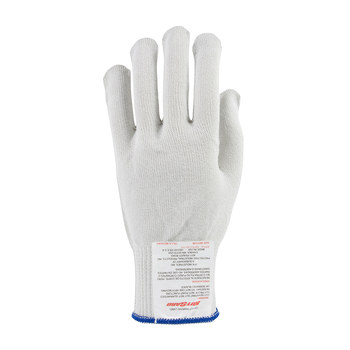 Picture of PIP Kut Gard 22-710 White Medium Dyneema/Polyester/Stainless Steel Cut-Resistant Gloves (Main product image)