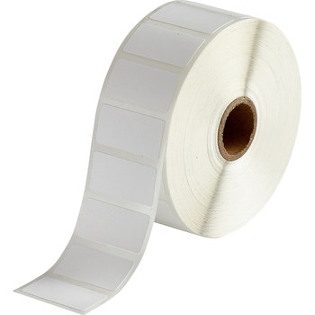 Picture of Brady White Nylon Thermal Transfer THT-136-499-1.5-SC Die-Cut Thermal Transfer Printer Label Roll (Main product image)