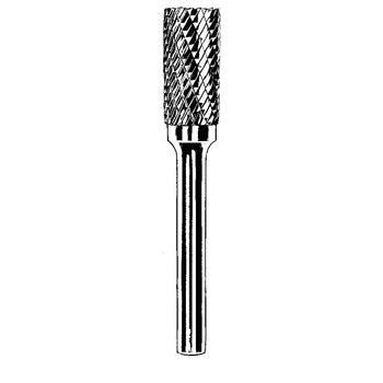 Picture of Dynabrade Carbide Double Cut SA-3 3/8 in Cylindrical Abrasive Burr 93331 (Main product image)