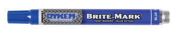 Dykem Brite-Mark 84001 Marking Pen, Blue, Medium Tip