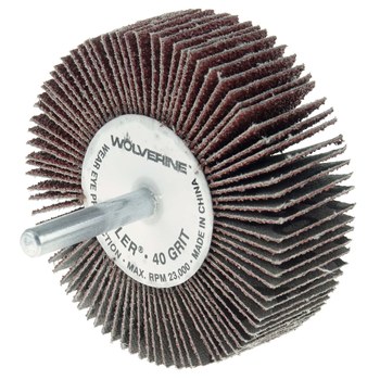Weiler Wolverine Flap Wheel 30778 - Aluminum Oxide - 2-1/2 in