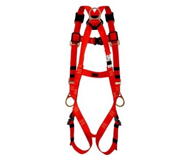 Picture of 3M Saturn 1024FQ Red 2XL Vest-Style Body Harness (Main product image)