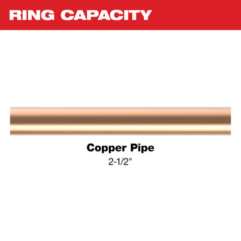 Milwaukee M18 FORCE LOGIC Long Throw Press Tool Pivoting Press Ring 49-16-2656NX - 2-1/2 in Capacity