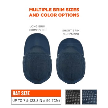 Ergodyne Skullerz LED Bump Cap 8965 23338 - Navy