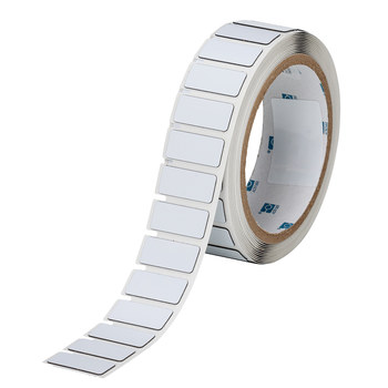 Picture of Brady White Polyester Thermal Transfer THTEP171-593-.25 Die-Cut Thermal Transfer Printer Label Roll (Main product image)
