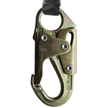 Peakworks Self Retracting Lifeline V845822006LE, 6 ft, Black/Green - 60172