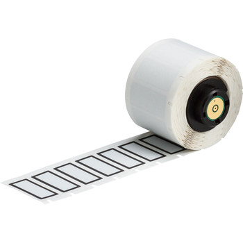 Picture of Brady Silver Polyester Thermal Transfer PTL-24-428-BK Die-Cut Thermal Transfer Printer Label Roll (Main product image)