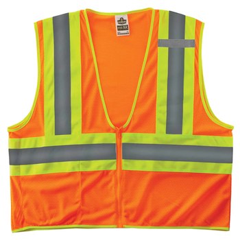 Ergodyne Glowear High-Visibility Vest 8230Z 21305 - Size Large/XL - High-Visibility Orange