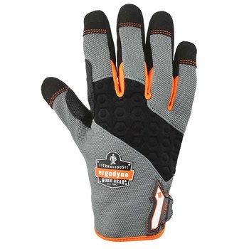 Ergodyne ProFlex Tena-Grip 820 Gray/Black/Orange XL Work Gloves - 17245