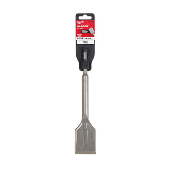 Milwaukee 1-7/8 in Tile Chisel 48-62-6030 - 9.5 in Overall Length - High Carbon Steel - SDS-Plus Shank