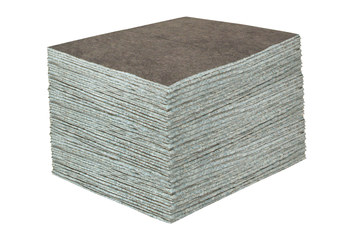 Picture of Sellars DuraSoak Medium-Duty Gray Cellulose/Polyethylene/Polypropylene 30.3 gal Absorbent Pads (Main product image)