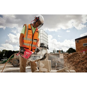 Milwaukee BOLT Gray Polycarbonate Full Face Shield - 10.3 in Width - 9.06 in Height - 045242-74113