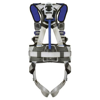DBI-SALA ExoFit X100 Construction, Positioning Body Harness 70804532607, Size Large, Gray - 18285