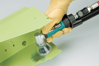 Dynabrade 2 in Pneumatic Right Angle Sander 51232 - 0.4 hp