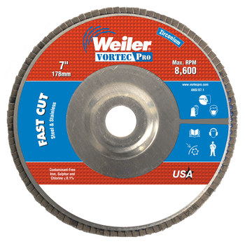 Picture of Weiler Vortec Pro Flap Disc 31325 (Main product image)