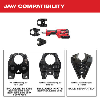 Milwaukee M18 FORCE LOGIC 2679-22 MCM Crimper - 13.3 in - 33948